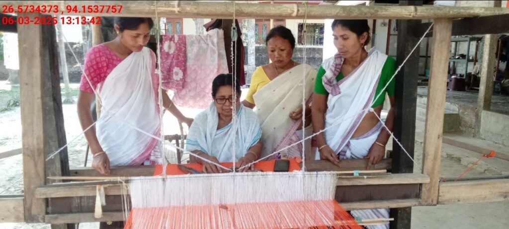 Jacquard Handloom Weaver training at IIE Incubation Centre, Chenijan, batch 26020, 06-03-2025