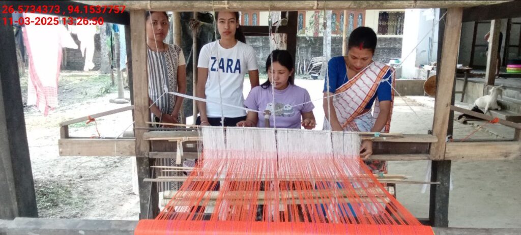 Jacquard Handloom Weaver training at IIE Incubation Centre, Chenijan, batch 26020, 11-03-2025