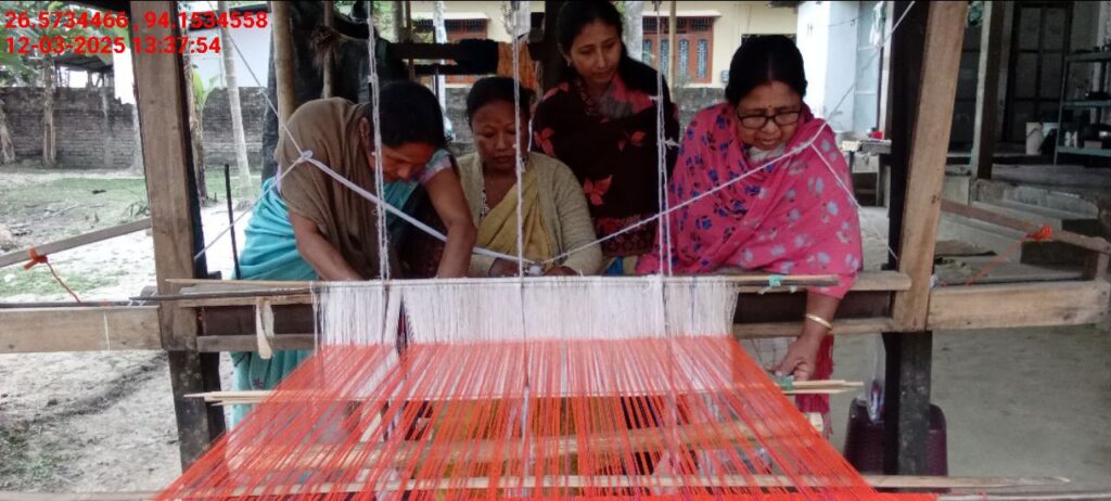 Jacquard Handloom Weaver training at IIE Incubation Centre, Chenijan, batch 26020, 12-03-2025