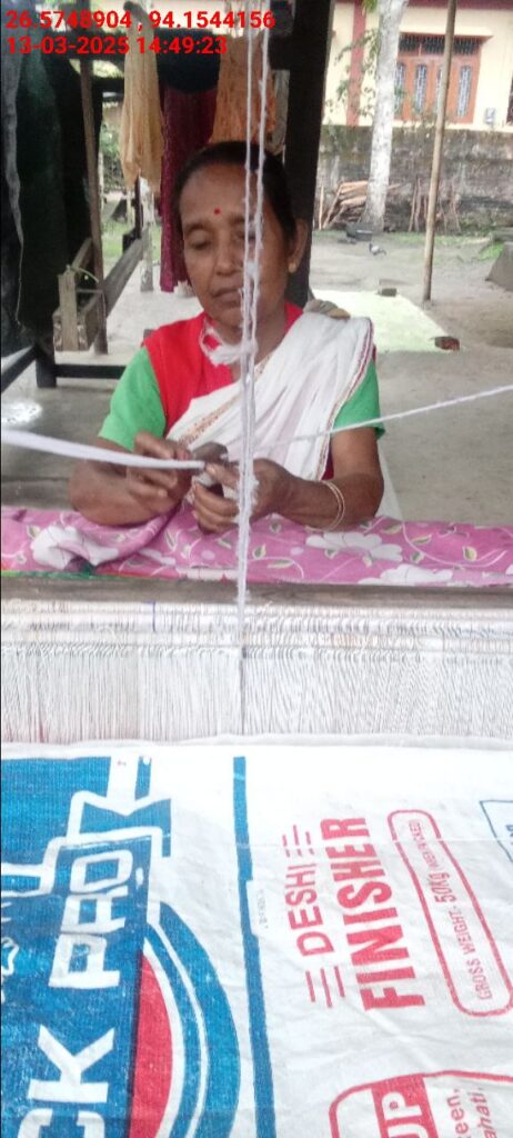 Jacquard Handloom Weaver training at IIE Incubation Centre, Chenijan, batch 26020, 13-03-2025