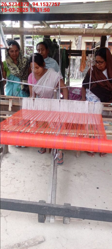 Jacquard Handloom Weaver training at IIE Incubation Centre, Chenijan, batch 26020, 15-03-2025