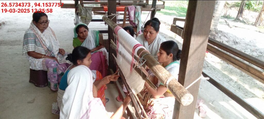 Jacquard Handloom Weaver training at IIE Incubation Centre, Chenijan, batch 26020, 19-03-2025