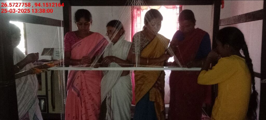 Jacquard Handloom Weaver training at IIE Incubation Centre, Chenijan, batch 26020, 25-03-2025