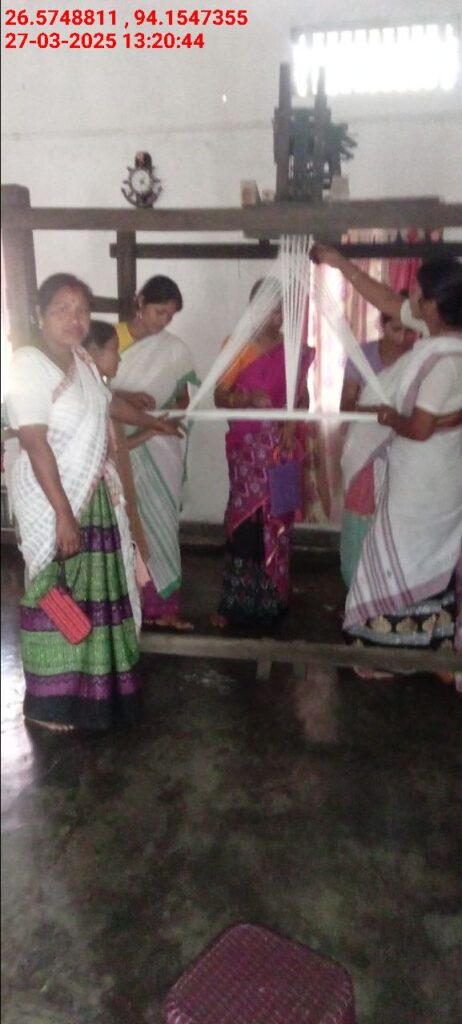 Jacquard Handloom Weaver training at IIE Incubation Centre, Chenijan, batch 26020, 27-03-2025