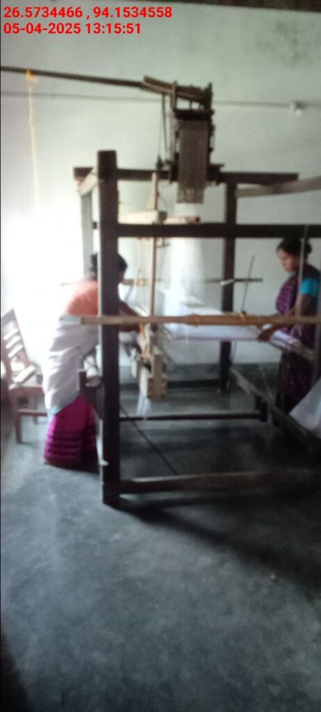 Jacquard Handloom Weaver training at IIE Incubation Centre, Chenijan, batch 26020, 05-04-2025