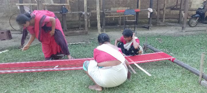 Jacquard Handloom Weaver training at IIE Incubation Centre, Chenijan, batch 33098, 14-10-2025