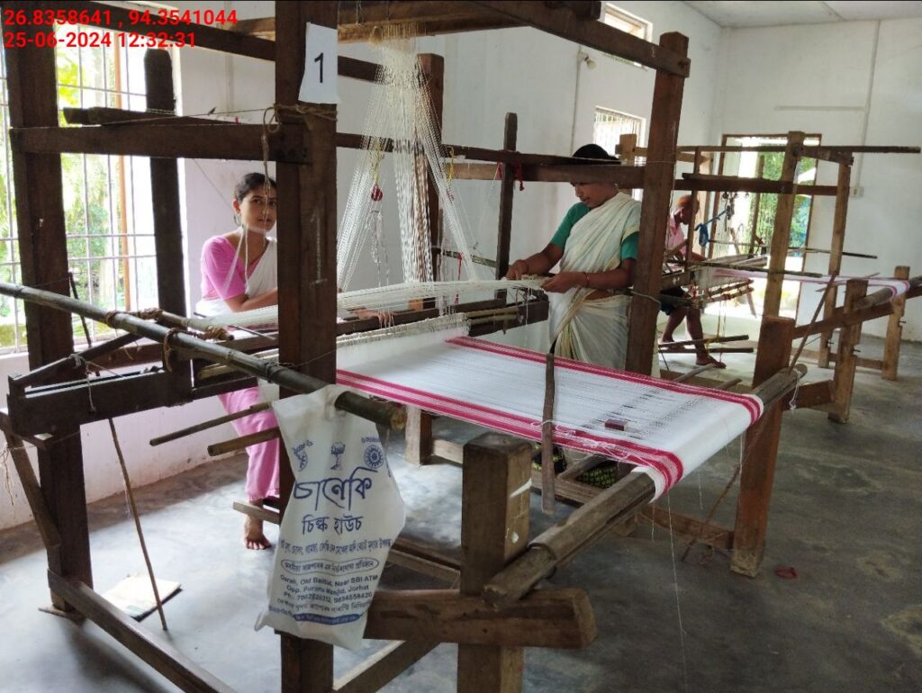 Jacquard Handloom Weaver training at IIE Incubation Centre, Hobai Pathar, batch 21147, 25-06-2024