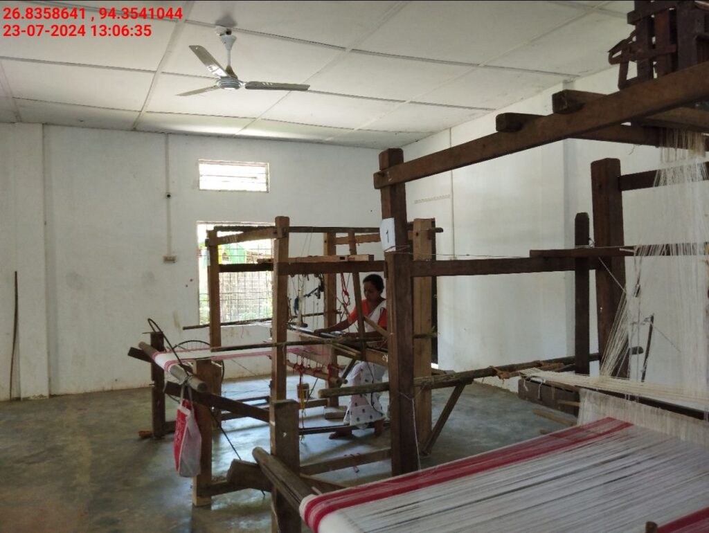 Jacquard Handloom Weaver training at IIE Incubation Centre, Hobai Pathar, batch 21147, 23-07-2024