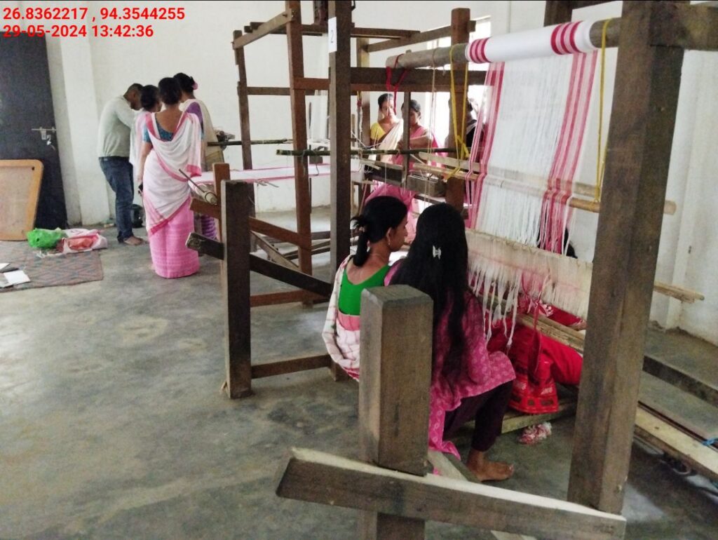 Jacquard Handloom Weaver training at IIE Incubation Centre, Hobai Pathar, batch 21175, 29-05-2024