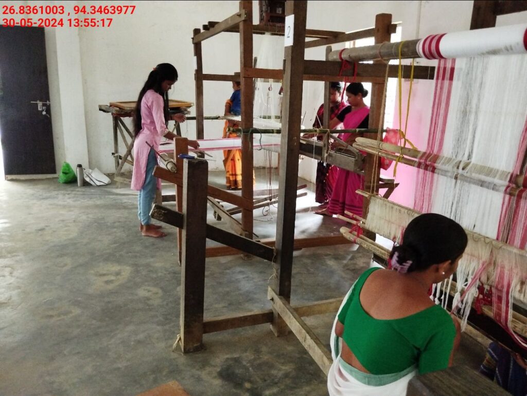 Jacquard Handloom Weaver training at IIE Incubation Centre, Hobai Pathar, batch 21175, 30-05-2024