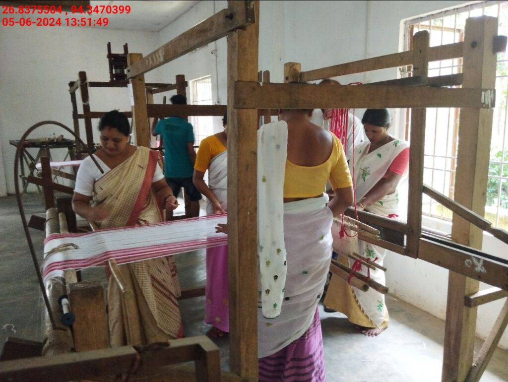 Jacquard Handloom Weaver training at IIE Incubation Centre, Hobai Pathar, batch 21175, 05-06-2024