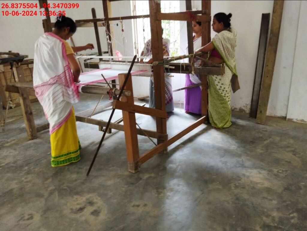 Jacquard Handloom Weaver training at IIE Incubation Centre, Hobai Pathar, batch 21175, 10-06-2024
