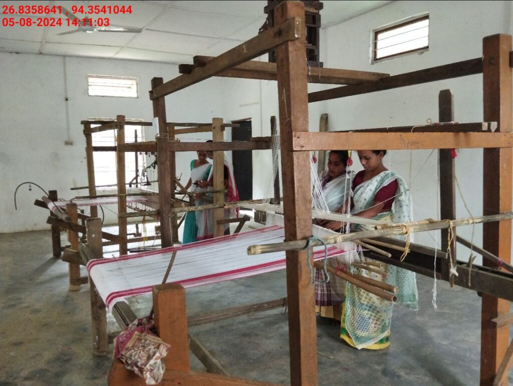Jacquard Handloom Weaver training at IIE Incubation Centre, Hobai Pathar, batch 21175, 05-08-2024