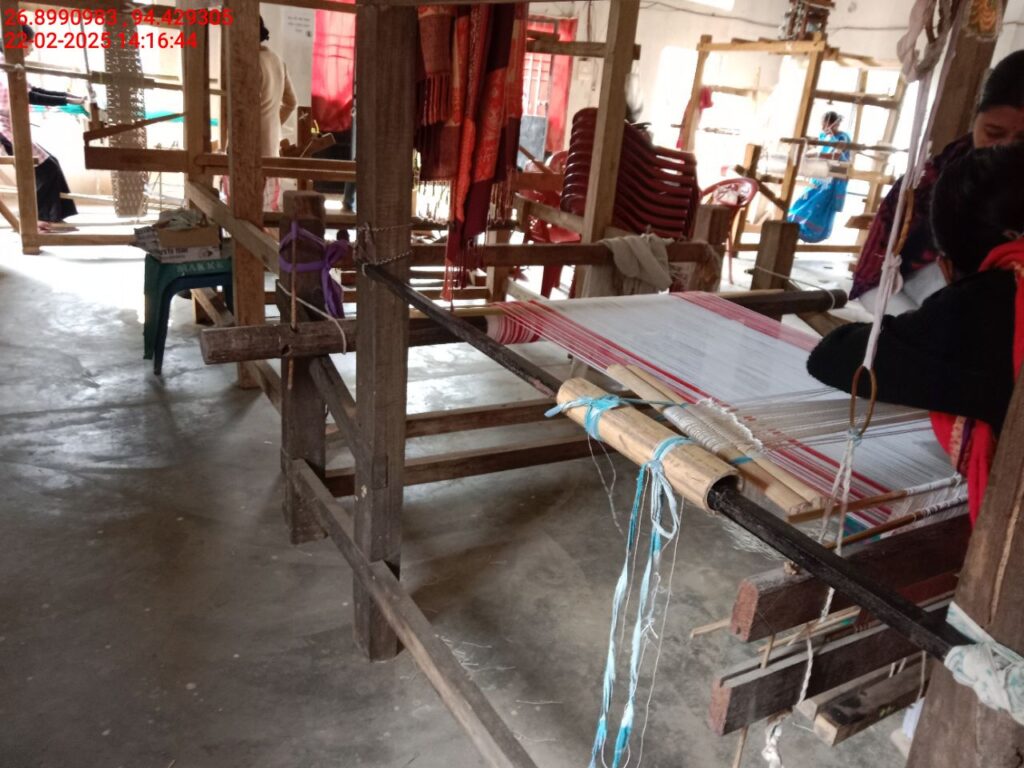 Jacquard Handloom Weaver training at IIE Incubation Centre, Hobai Pathar, batch 25834, 22-02-2025