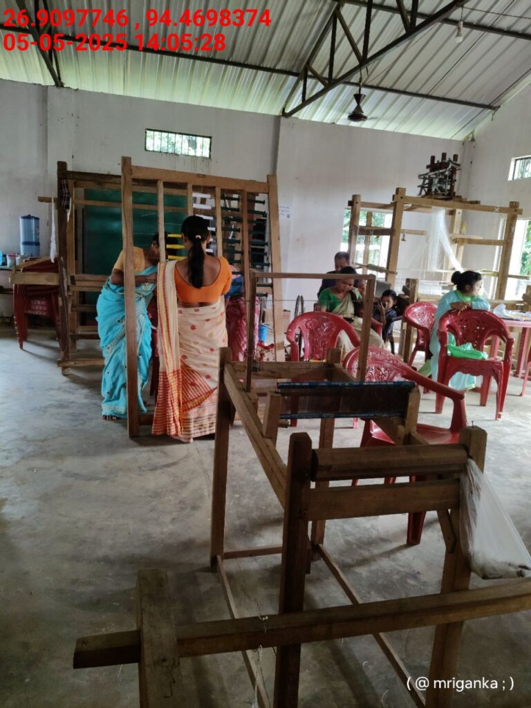 Jacquard Handloom Weaver training at IIE Incubation Centre, Hobai Pathar, batch 28844, 05-05-2025
