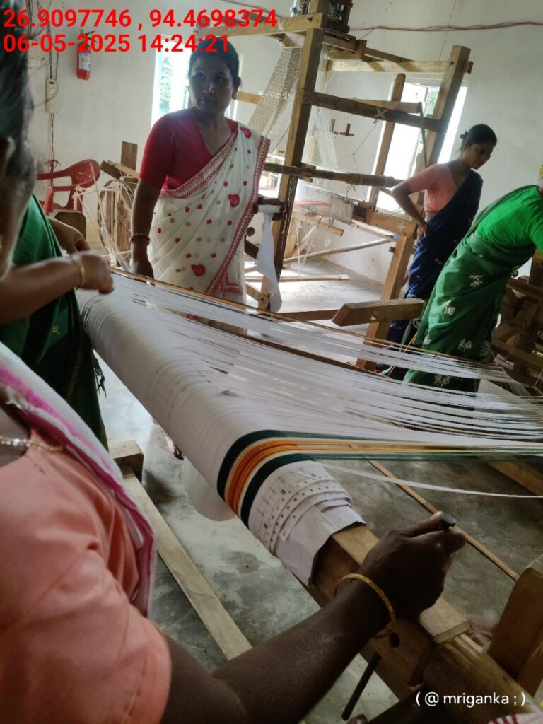 Jacquard Handloom Weaver training at IIE Incubation Centre, Hobai Pathar, batch 28844, 06-05-2025