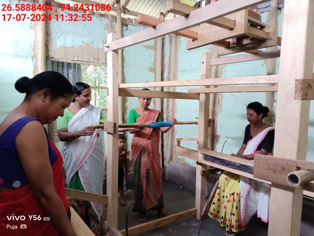 Jacquard Handloom Weaver training at IIE Incubation Centre, Jorhat, batch 22354, 17-07-2024