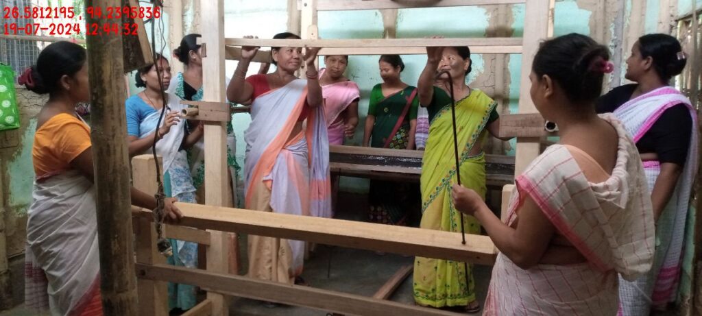 Jacquard Handloom Weaver training at IIE Incubation Centre, Jorhat, batch 22354, 19-07-2024