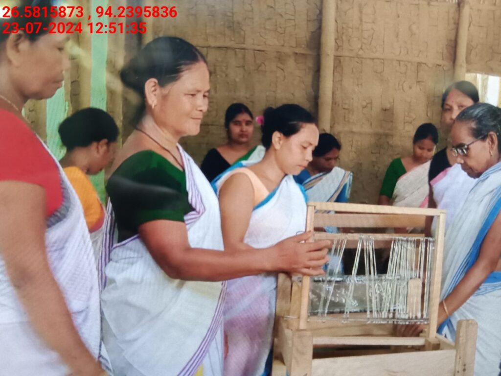 Jacquard Handloom Weaver training at IIE Incubation Centre, Jorhat, batch 22354, 23-07-2024