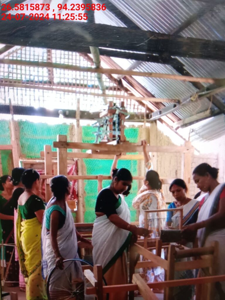 Jacquard Handloom Weaver training at IIE Incubation Centre, Jorhat, batch 22354, 24-07-2024