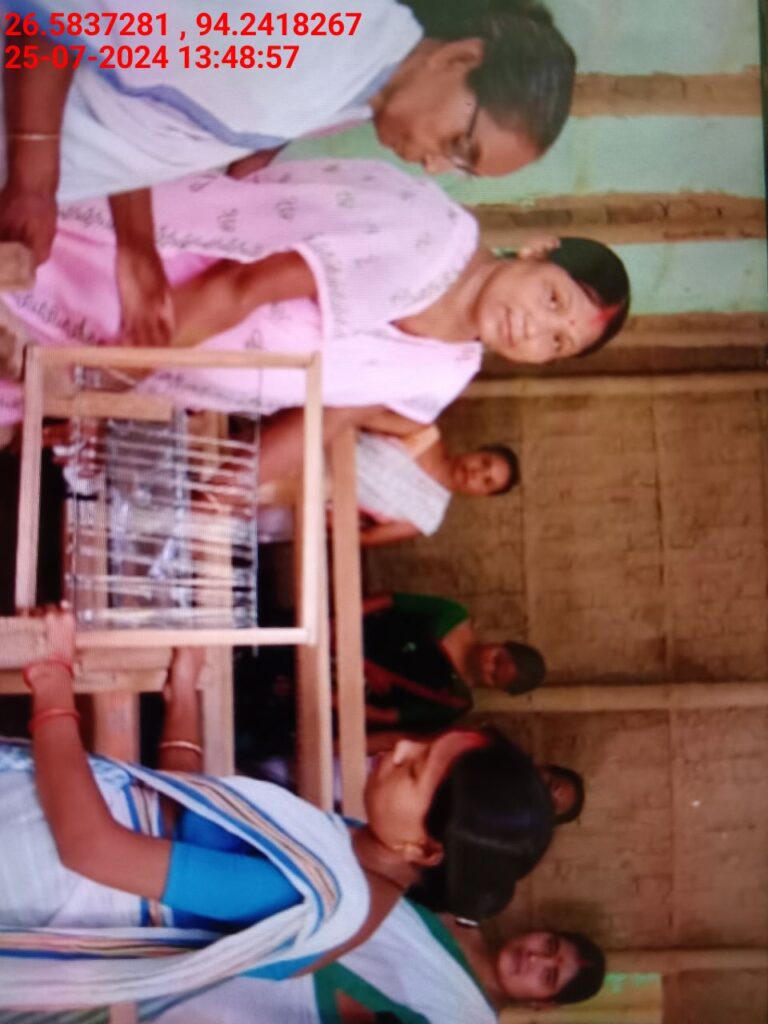 Jacquard Handloom Weaver training at IIE Incubation Centre, Jorhat, batch 22354, 25-07-2024