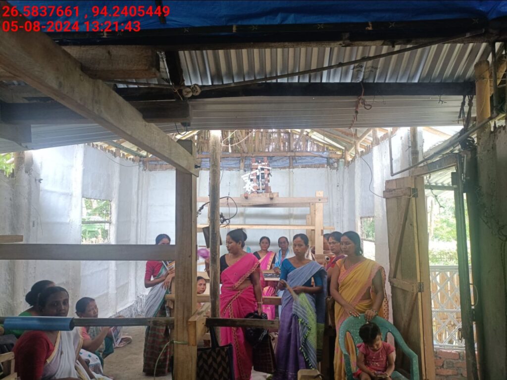 Jacquard Handloom Weaver training at IIE Incubation Centre, Jorhat, batch 22354, 05-08-2024