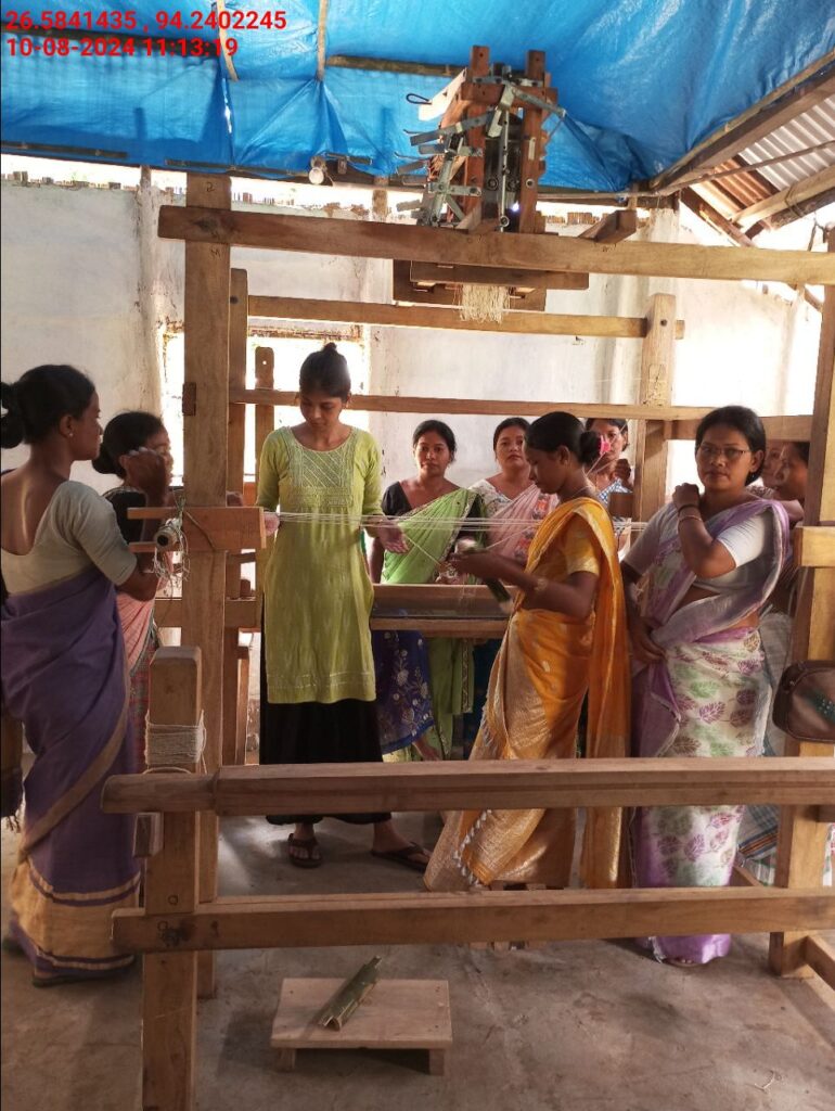 Jacquard Handloom Weaver training at IIE Incubation Centre, Jorhat, batch 22354, 10-08-2024