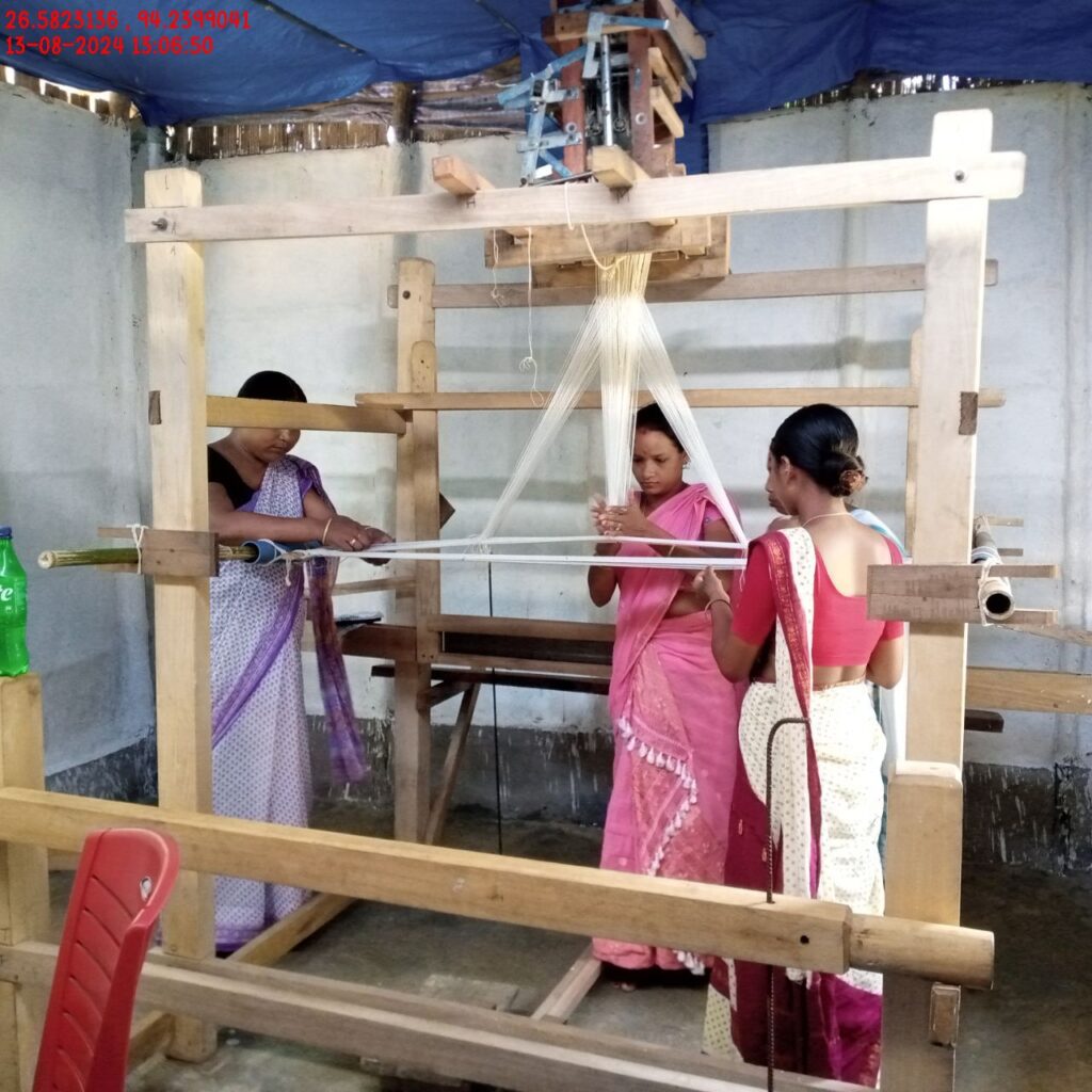 Jacquard Handloom Weaver training at IIE Incubation Centre, Jorhat, batch 22354, 13-08-2024