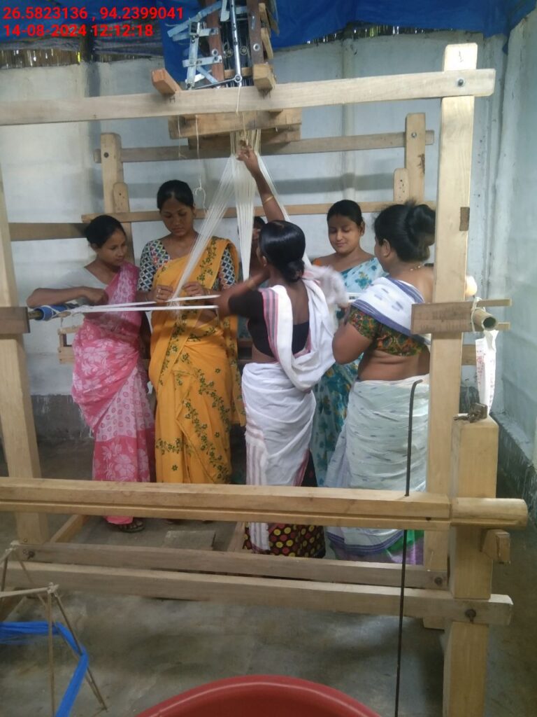 Jacquard Handloom Weaver training at IIE Incubation Centre, Jorhat, batch 22354, 14-08-2024