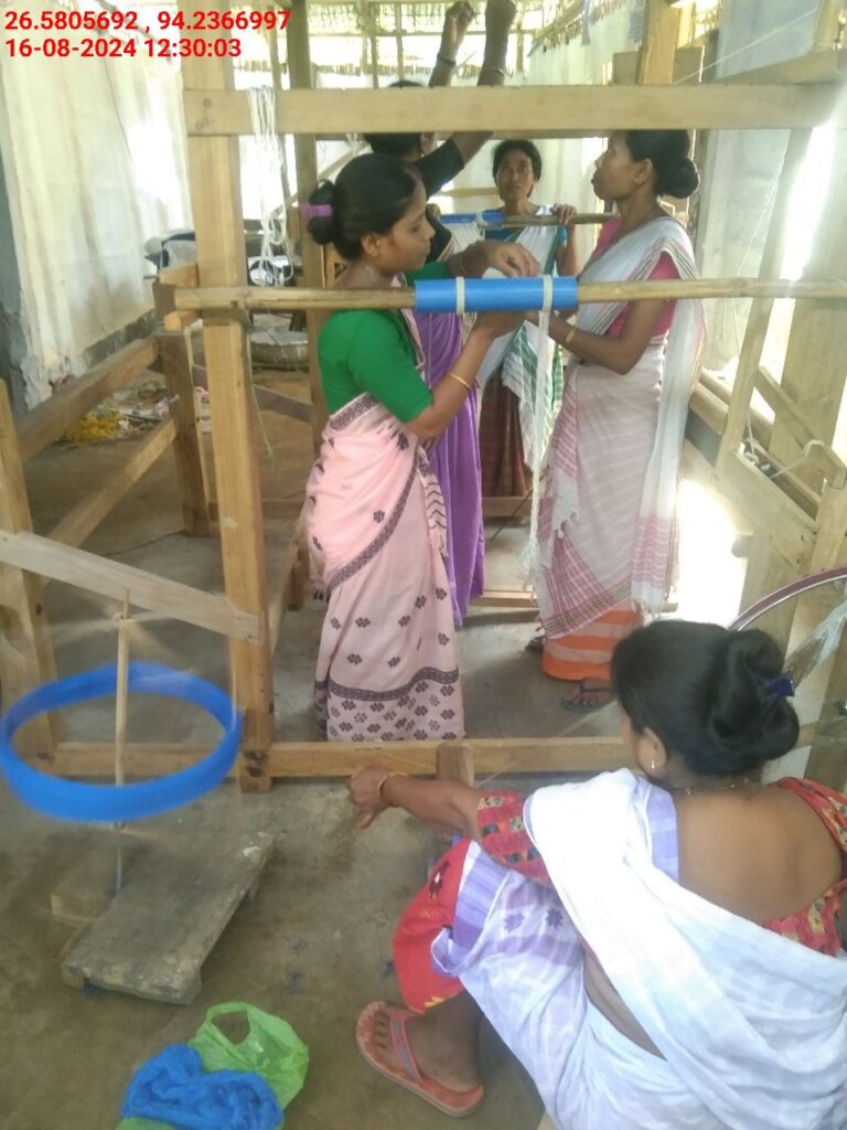 Jacquard Handloom Weaver training at IIE Incubation Centre, Jorhat, batch 22354, 16-08-2024