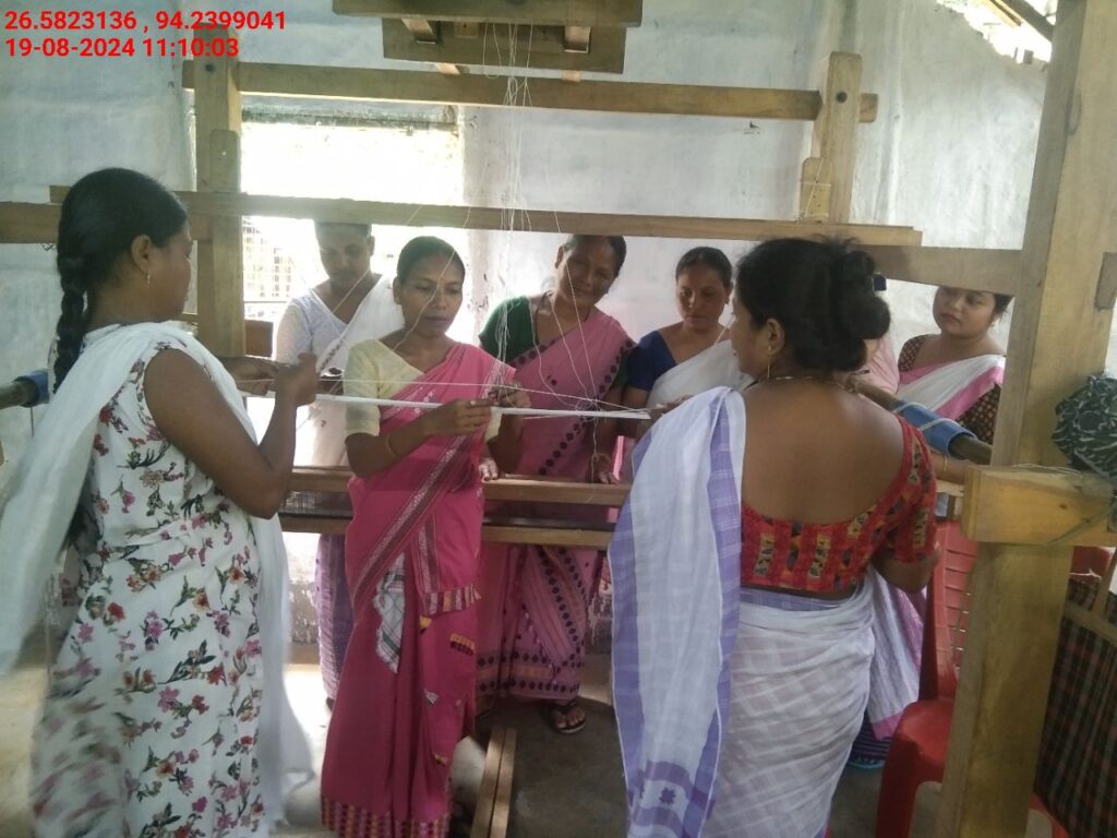 Jacquard Handloom Weaver training at IIE Incubation Centre, Jorhat, batch 22354, 19-08-2024
