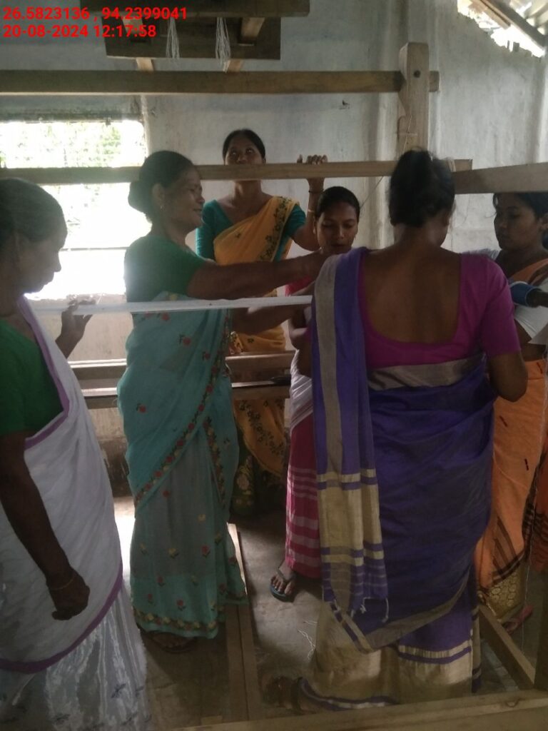 Jacquard Handloom Weaver training at IIE Incubation Centre, Jorhat, batch 22354, 20-08-2024