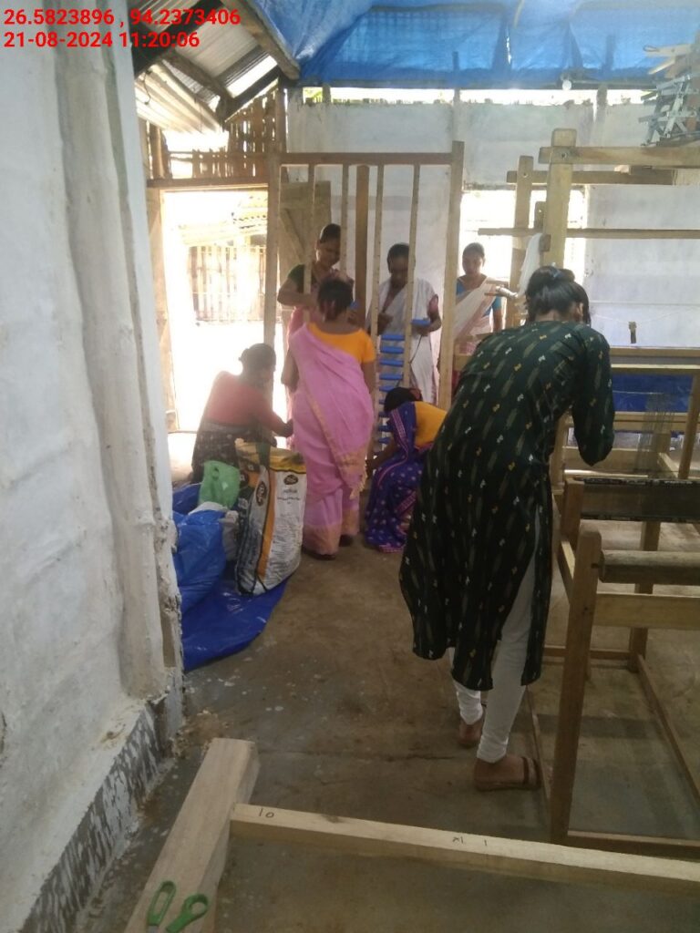 Jacquard Handloom Weaver training at IIE Incubation Centre, Jorhat, batch 22354, 21-08-2024