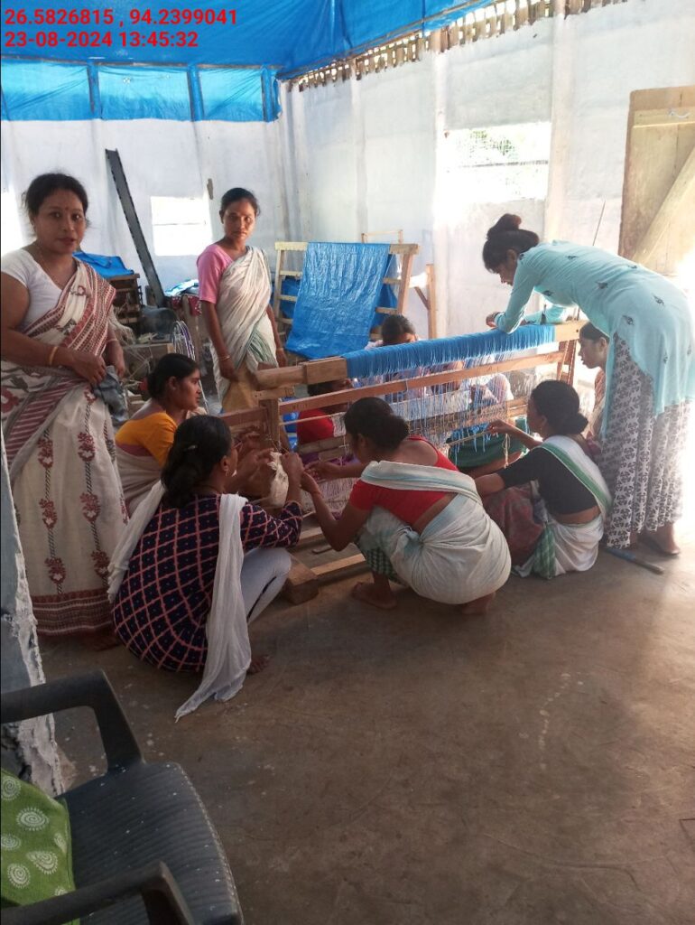 Jacquard Handloom Weaver training at IIE Incubation Centre, Jorhat, batch 22354, 23-08-2024