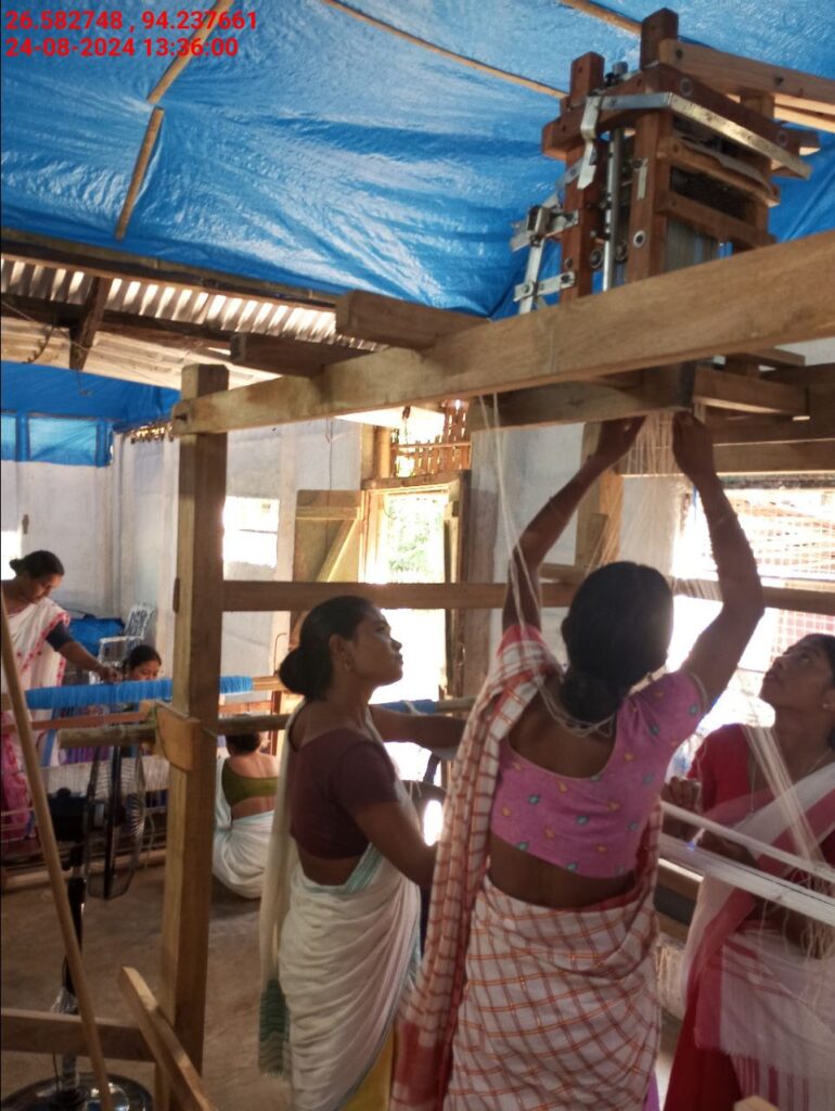 Jacquard Handloom Weaver training at IIE Incubation Centre, Jorhat, batch 22354, 24-08-2024