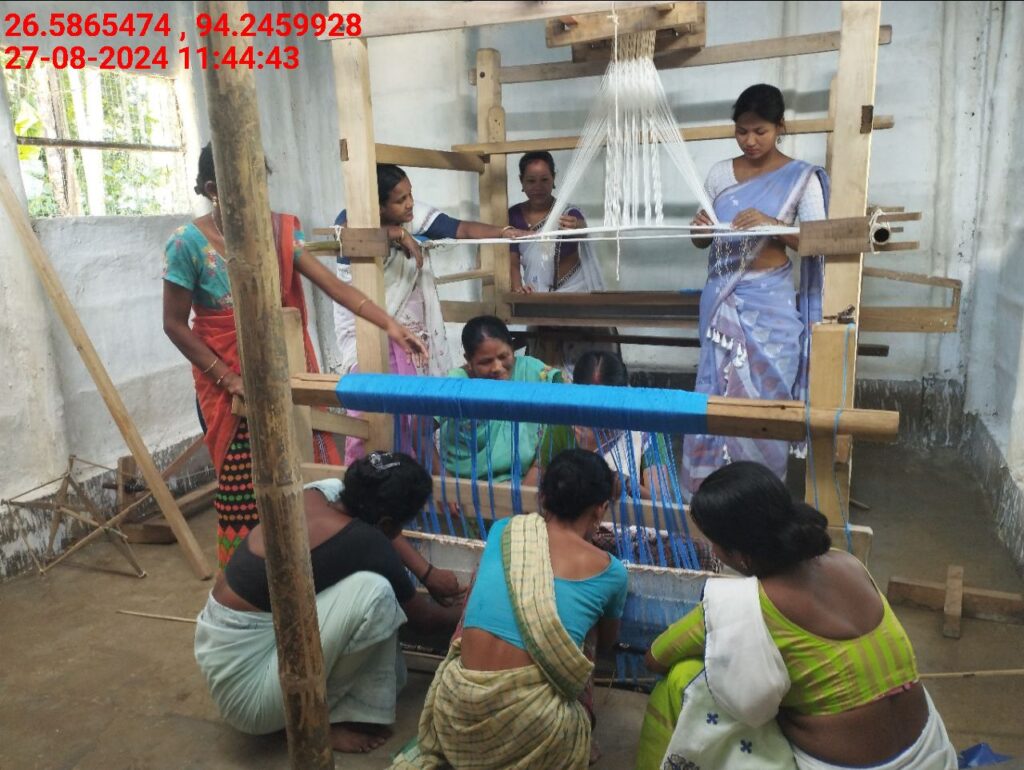 Jacquard Handloom Weaver training at IIE Incubation Centre, Jorhat, batch 22354, 27-08-2024