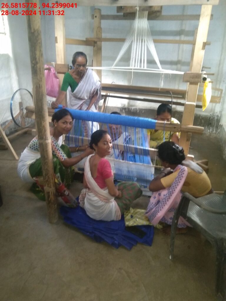 Jacquard Handloom Weaver training at IIE Incubation Centre, Jorhat, batch 22354, 28-08-2024