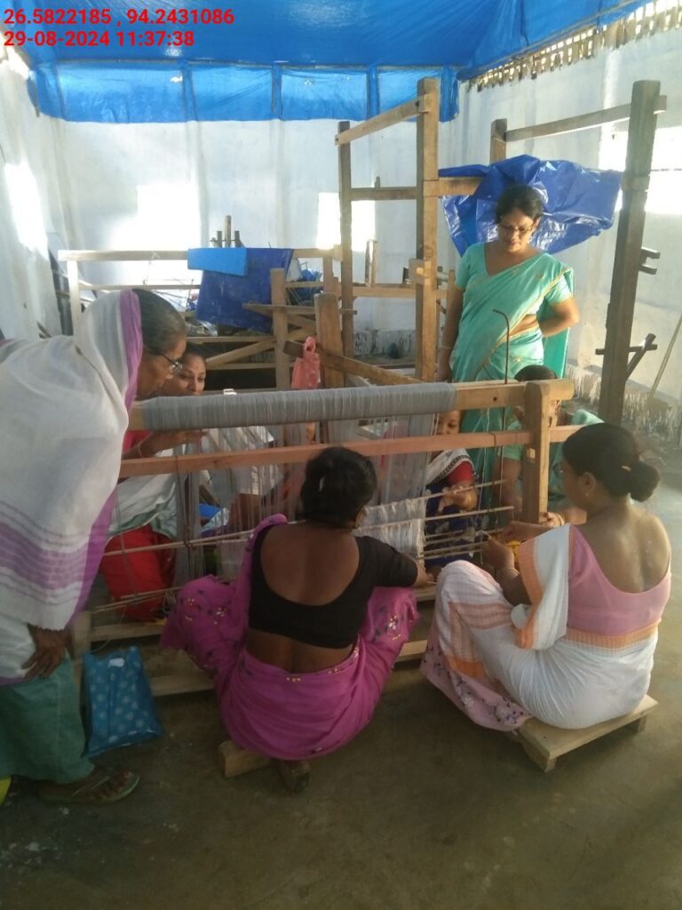 Jacquard Handloom Weaver training at IIE Incubation Centre, Jorhat, batch 22354, 29-08-2024