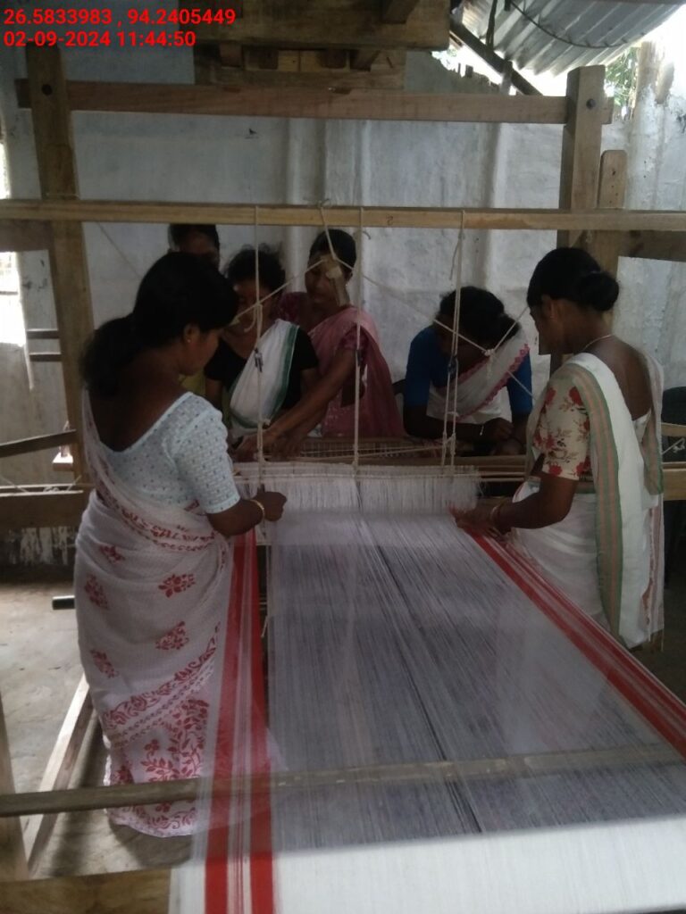 Jacquard Handloom Weaver training at IIE Incubation Centre, Jorhat, batch 22354, 02-09-2024