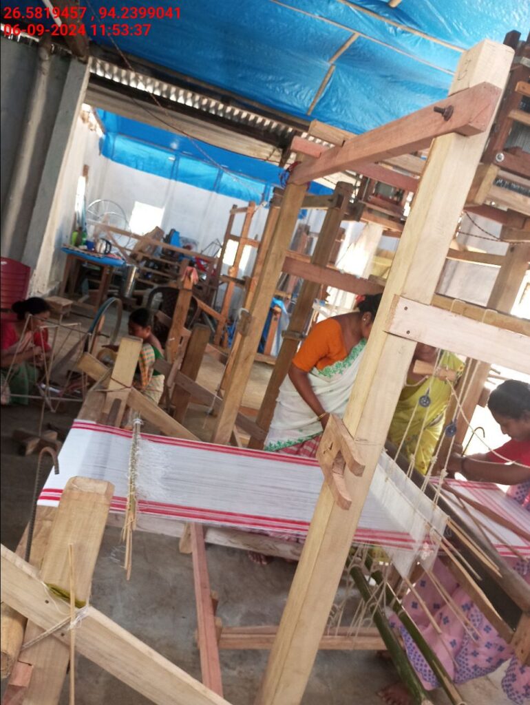 Jacquard Handloom Weaver training at IIE Incubation Centre, Jorhat, batch 22354, 06-09-2024
