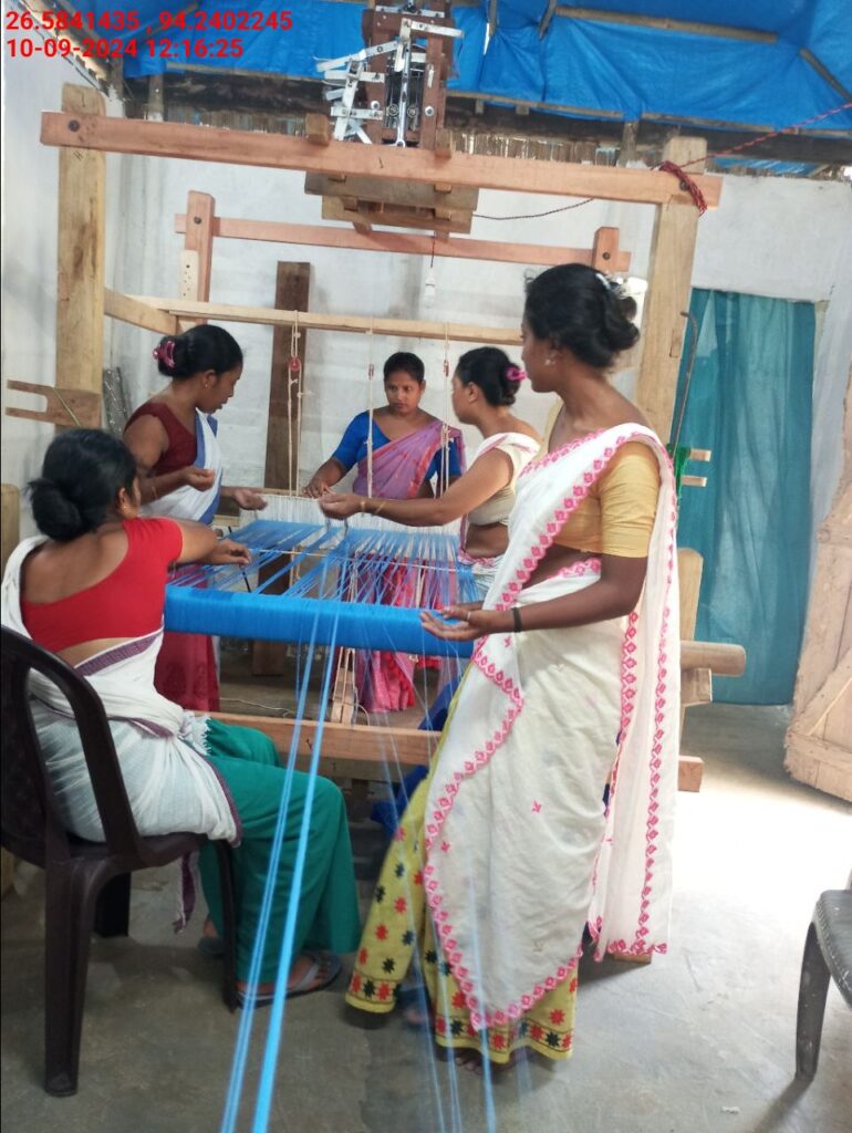 Jacquard Handloom Weaver training at IIE Incubation Centre, Jorhat, batch 22354, 10-09-2024