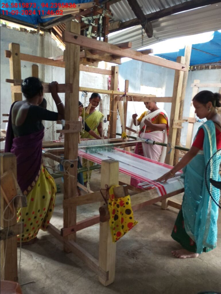 Jacquard Handloom Weaver training at IIE Incubation Centre, Jorhat, batch 22354, 11-09-2024