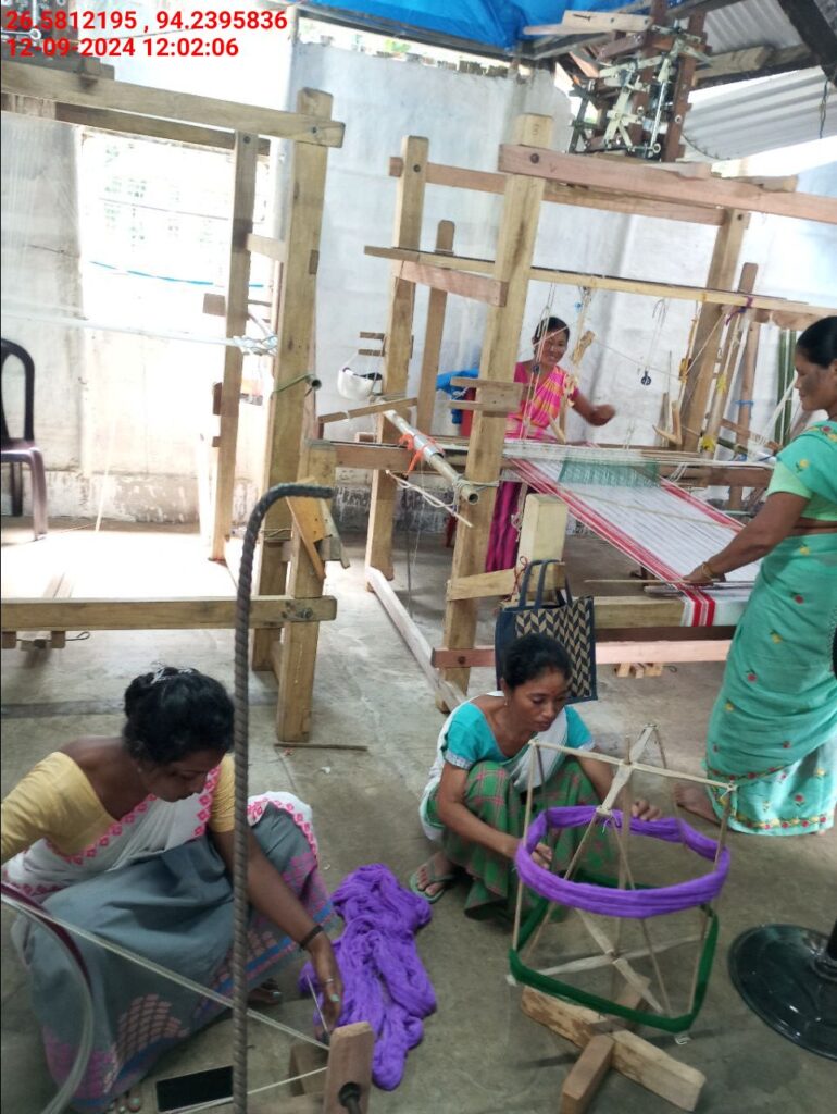Jacquard Handloom Weaver training at IIE Incubation Centre, Jorhat, batch 22354, 12-09-2024