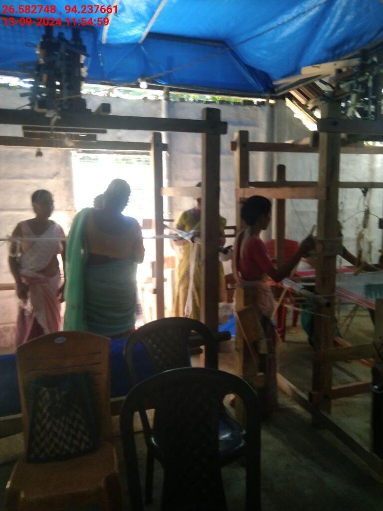 Jacquard Handloom Weaver training at IIE Incubation Centre, Jorhat, batch 22354, 13-09-2024