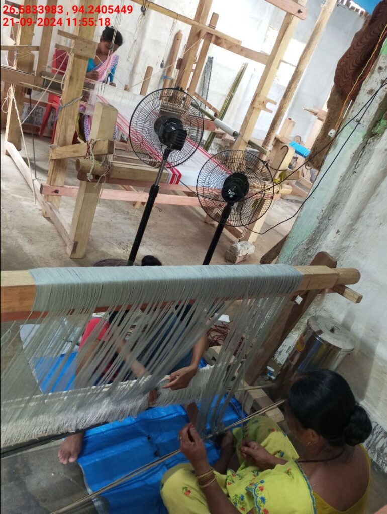 Jacquard Handloom Weaver training at IIE Incubation Centre, Jorhat, batch 22354, 21-09-2024