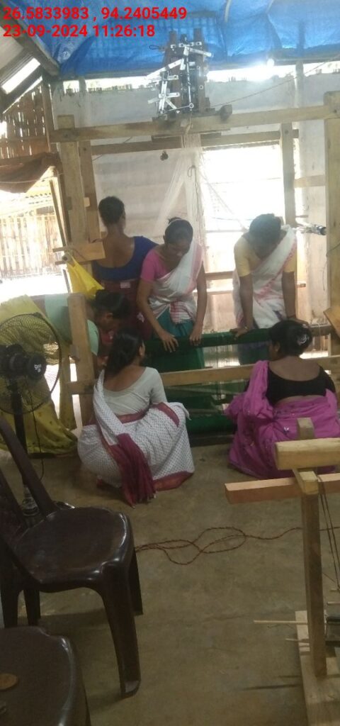 Jacquard Handloom Weaver training at IIE Incubation Centre, Jorhat, batch 22354, 23-09-2024