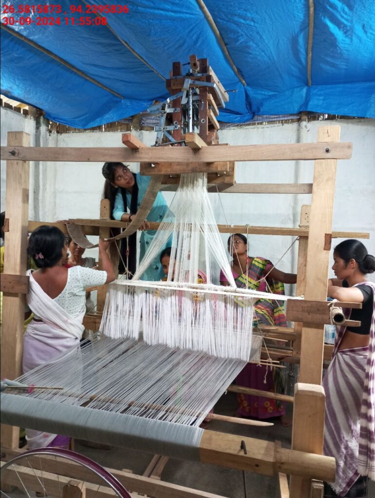 Jacquard Handloom Weaver training at IIE Incubation Centre, Jorhat, batch 22354, 30-09-2024