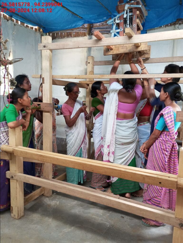 Jacquard Handloom Weaver training at IIE Incubation Centre, Jorhat, batch 23030, 07-08-2024