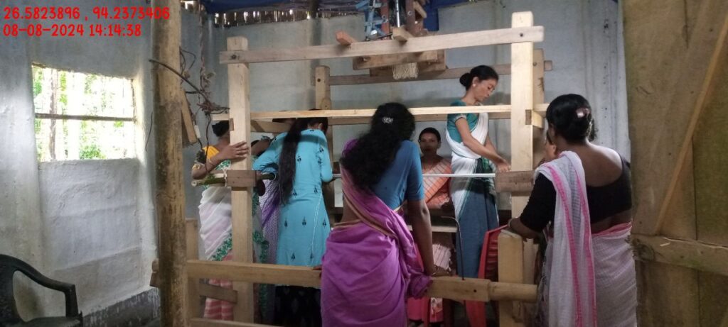 Jacquard Handloom Weaver training at IIE Incubation Centre, Jorhat, batch 23030, 08-08-2024