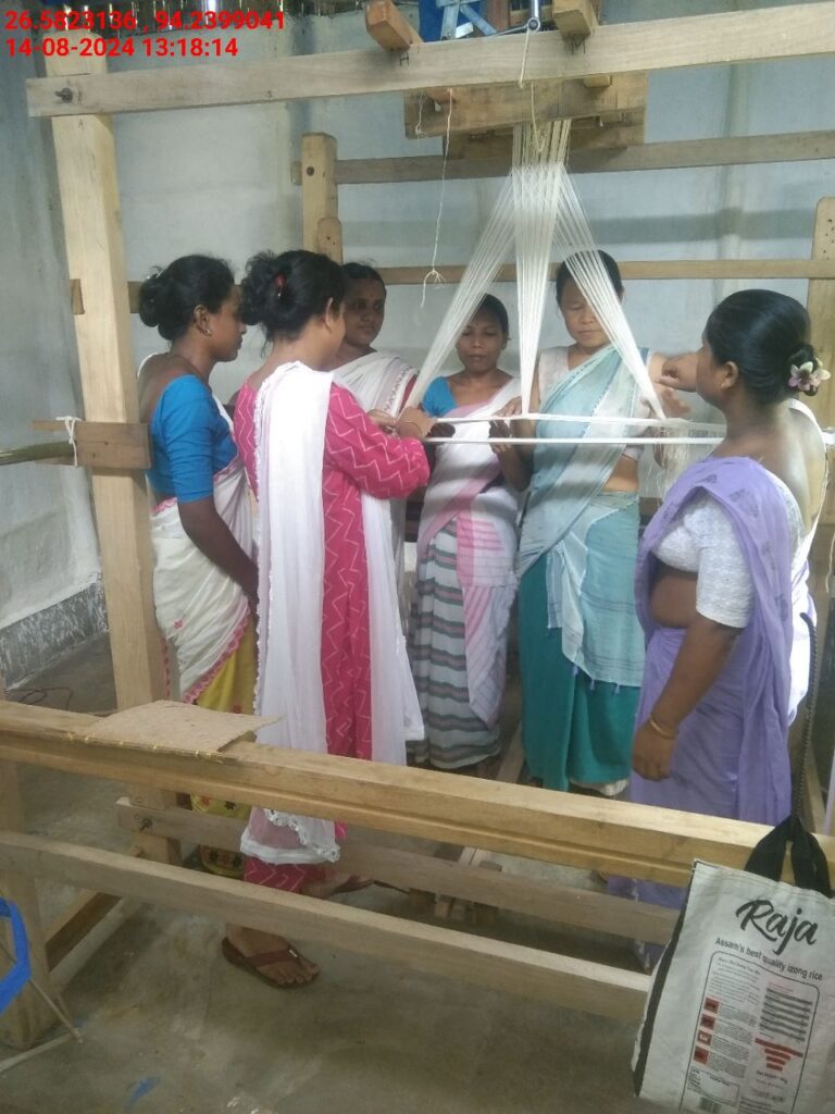 Jacquard Handloom Weaver training at IIE Incubation Centre, Jorhat, batch 23030, 14-08-2024